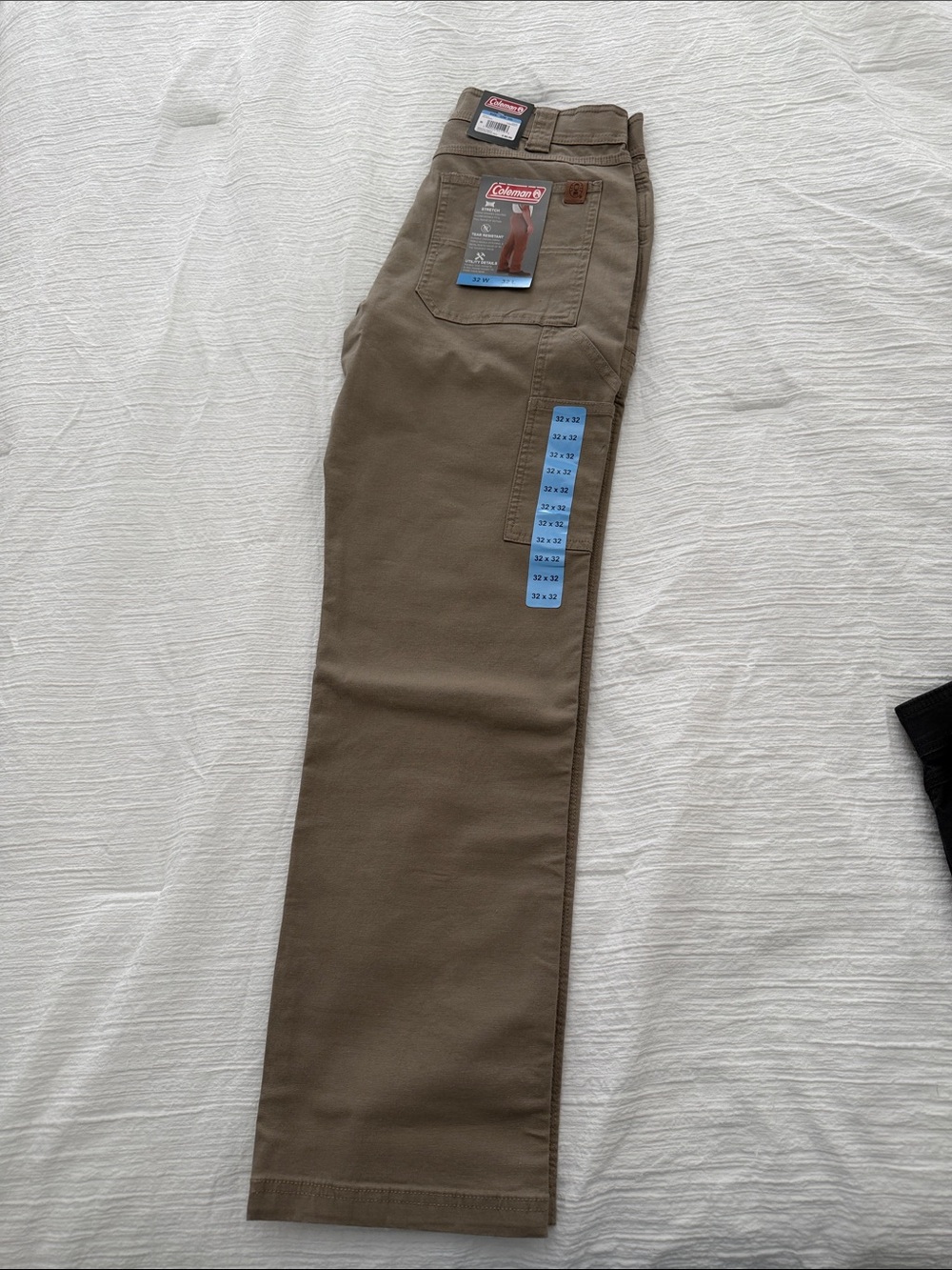 Coleman Men's Straight-Leg Chinos in Olive Brown